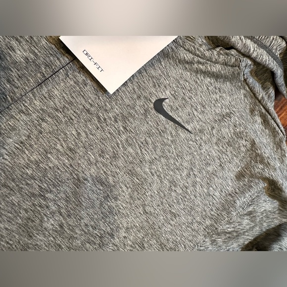 NWT!Nike Dri-Fit Hoodie Full Zip Hyperdry Transcend Black/Heather Size S - Picture 9 of 14